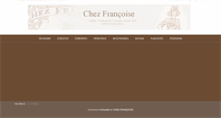 Desktop Screenshot of chezfrancoise.com